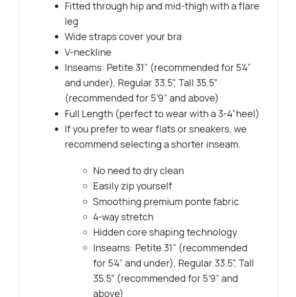 SPANX Perfect Sleeveless Jumpsuit Classic Black Ponte Flare Leg V-neck Slimming - Picture 16 of 16